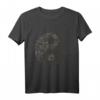 Arabisches Maghrebi Andalous Kalligraphie Yin Yang Tao Symbol T-Shirt – Spirituelles Geschenk für Meditation, Yoga & islamische Kunstliebhaber