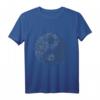 Arabisches Maghrebi Andalous Kalligraphie Yin Yang Tao Symbol T-Shirt – Spirituelles Geschenk für Meditation, Yoga & islamische Kunstliebhaber