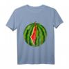 Palästina-Karte Wassermelone Arabische Kalligraphie T-Shirt – Unterstützer-Design für Palästina & Kulturelle Identität