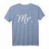 Mr. & Mrs. Hochzeitsgeschenk - Personalisierte Bräutigam & Braut Shirts Est. 2021, Lustige Flitterwochen & Verlobungsgeschenke