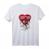 Herz und Tentakel mit Kalligraphie-Schriftart Lovecraftian - Cosmic Horror T-Shirt für Fans des Mythos und Cthulhu