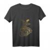 Damen Arabische Kalligraphie, Wirbeln, Dervisch, Sufi T-Shirt mit V-Ausschnitt – Spirituelle Kunst und Kalligraphie für kulturelle Anlässe