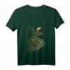 Damen Arabische Kalligraphie, Wirbeln, Dervisch, Sufi T-Shirt mit V-Ausschnitt – Spirituelle Kunst und Kalligraphie für kulturelle Anlässe