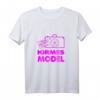 Kirmes Modell Damen Mädchen Jahrmarkt T-Shirt mit Riesenrad & Kamera - Buntes Pink Design für Freizeitpark- & Jahrmarkt-Fans