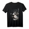 Psychedelische Katze Gothic Dark Aesthetic Crust Punk Grunge T-Shirt - Einzigartiges Subkultur-Design für Gothic, Punk und Grunge Fans
