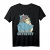 Positiv Auf Müde Getestet Schlafshirt mit Katzenmotiv - Lustiger Pyjama für Damen, Mädchen & Kinder, perfekt für Katzenliebhaber und Langschläfer