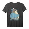 Positiv Auf Müde Getestet Schlafshirt mit Katzenmotiv - Lustiger Pyjama für Damen, Mädchen & Kinder, perfekt für Katzenliebhaber und Langschläfer