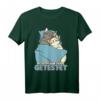 Positiv Auf Müde Getestet Schlafshirt mit Katzenmotiv - Lustiger Pyjama für Damen, Mädchen & Kinder, perfekt für Katzenliebhaber und Langschläfer
