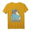 Positiv Auf Müde Getestet Schlafshirt mit Katzenmotiv - Lustiger Pyjama für Damen, Mädchen & Kinder, perfekt für Katzenliebhaber und Langschläfer