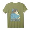 Positiv Auf Müde Getestet Schlafshirt mit Katzenmotiv - Lustiger Pyjama für Damen, Mädchen & Kinder, perfekt für Katzenliebhaber und Langschläfer
