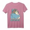 Positiv Auf Müde Getestet Schlafshirt mit Katzenmotiv - Lustiger Pyjama für Damen, Mädchen & Kinder, perfekt für Katzenliebhaber und Langschläfer