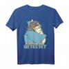 Positiv Auf Müde Getestet Schlafshirt mit Katzenmotiv - Lustiger Pyjama für Damen, Mädchen & Kinder, perfekt für Katzenliebhaber und Langschläfer