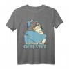 Positiv Auf Müde Getestet Schlafshirt mit Katzenmotiv - Lustiger Pyjama für Damen, Mädchen & Kinder, perfekt für Katzenliebhaber und Langschläfer
