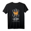 Wissenschaftliches Nerd T-Shirt mit Katze und Atom-Design - Perfektes Geschenk für Chemiker, Physiker, Lehrer & Nerds