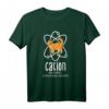 Wissenschaftliches Nerd T-Shirt mit Katze und Atom-Design - Perfektes Geschenk für Chemiker, Physiker, Lehrer & Nerds