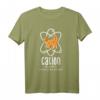 Wissenschaftliches Nerd T-Shirt mit Katze und Atom-Design - Perfektes Geschenk für Chemiker, Physiker, Lehrer & Nerds