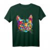Buntes Katzen-Design T-Shirt für Katzenliebhaber – Originelles Geschenk für Weihnachten, Geburtstag & Valentinstag
