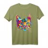 Buntes Katzen-Design T-Shirt für Katzenliebhaber – Originelles Geschenk für Weihnachten, Geburtstag & Valentinstag
