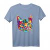 Buntes Katzen-Design T-Shirt für Katzenliebhaber – Originelles Geschenk für Weihnachten, Geburtstag & Valentinstag