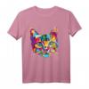 Buntes Katzen-Design T-Shirt für Katzenliebhaber – Originelles Geschenk für Weihnachten, Geburtstag & Valentinstag