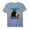 FCK NZS Lustiges Katze T-Shirt gegen Rassismus & Faschismus – Protest-Statement für Demonstrationen & Gesellschaft