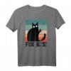 FCK NZS Lustiges Katze T-Shirt gegen Rassismus & Faschismus – Protest-Statement für Demonstrationen & Gesellschaft
