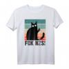 FCK NZS Lustiges Katze T-Shirt gegen Rassismus & Faschismus – Protest-Statement für Demonstrationen & Gesellschaft