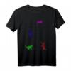 Niedliche Katze mit Musiknoten T-Shirt – Lustiges Design für Musiker, Musiklehrer, Tierliebhaber und Bandmitglieder