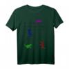 Niedliche Katze mit Musiknoten T-Shirt – Lustiges Design für Musiker, Musiklehrer, Tierliebhaber und Bandmitglieder