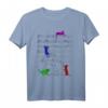 Niedliche Katze mit Musiknoten T-Shirt – Lustiges Design für Musiker, Musiklehrer, Tierliebhaber und Bandmitglieder