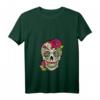Zuckerschädel T-Shirt mit Blumen für Dia de Los Muertos – Kulturelles mexikanisches Design für Festivals & Feiern