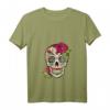 Zuckerschädel T-Shirt mit Blumen für Dia de Los Muertos – Kulturelles mexikanisches Design für Festivals & Feiern