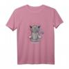 Hatha Vinyasa Acro Yoga Katze Meditation Frau Geschenk T-Shirt - Lustiges Motiv für Yogis, Katzenliebhaber & Meditation Fans
