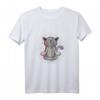 Hatha Vinyasa Acro Yoga Katze Meditation Frau Geschenk T-Shirt - Lustiges Motiv für Yogis, Katzenliebhaber & Meditation Fans