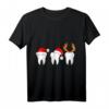 Zahnarzt Weihnachten T-Shirt für Zahnarzthelferin - Festliche Kleidung und Geschenke für die Adventszeit