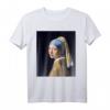 Mädchen mit Perlenohrring T-Shirt von Johannes Vermeer – Kunst im Alltag, ideal für Kunstliebhaber & Vermeer-Fans