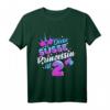 Kinder zweiter Geburtstag Mädchen T-Shirt - Prinzessin Design mit Luftballons und Kronen für den 2. Geburtstag