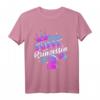 Kinder zweiter Geburtstag Mädchen T-Shirt - Prinzessin Design mit Luftballons und Kronen für den 2. Geburtstag