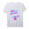 Kinder zweiter Geburtstag Mädchen T-Shirt - Prinzessin Design mit Luftballons und Kronen für den 2. Geburtstag