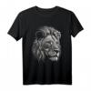 Löwe in Weiß - Tier Löwe T-Shirt für Tierliebhaber, Freunde & Familie, ideal als Geschenk für Tierfreunde