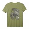 Löwe in Weiß - Tier Löwe T-Shirt für Tierliebhaber, Freunde & Familie, ideal als Geschenk für Tierfreunde