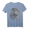 Löwe in Weiß - Tier Löwe T-Shirt für Tierliebhaber, Freunde & Familie, ideal als Geschenk für Tierfreunde