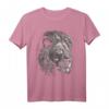 Löwe in Weiß - Tier Löwe T-Shirt für Tierliebhaber, Freunde & Familie, ideal als Geschenk für Tierfreunde