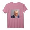 Präsident Donald Trump Mugshot T-Shirt – Humorvolles Fan-Shirt mit Mugshot Foto, klassisch geschnitten
