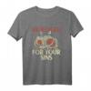 Fliegendes Spaghetti Monster T-Shirt - He Boiled For Your Sins, Satire gegen Religion & gesellschaftskritisches Geschenk für Atheisten und Skeptiker