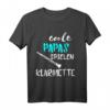 Herren Coole Papas Spielen Klarinette T-Shirt – Perfektes Geschenk für Klarinettisten, Musiker, Väter & Musikliebhaber für Vatertag, Orchester & Musikschule