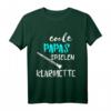 Herren Coole Papas Spielen Klarinette T-Shirt – Perfektes Geschenk für Klarinettisten, Musiker, Väter & Musikliebhaber für Vatertag, Orchester & Musikschule