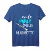 Herren Coole Papas Spielen Klarinette T-Shirt – Perfektes Geschenk für Klarinettisten, Musiker, Väter & Musikliebhaber für Vatertag, Orchester & Musikschule