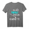Herren Coole Papas Spielen Klarinette T-Shirt – Perfektes Geschenk für Klarinettisten, Musiker, Väter & Musikliebhaber für Vatertag, Orchester & Musikschule