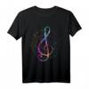 Retro-Musik T-Shirt – Geschenk für Musiker, Musikliebhaber & Violinschlüssel-Fans zu Weihnachten, Vatertag & Geburtstag